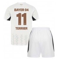 Bayer Leverkusen Martin Terrier #11 Udebane Trøje Børn 2024-25 Kortærmet (+ Korte bukser)